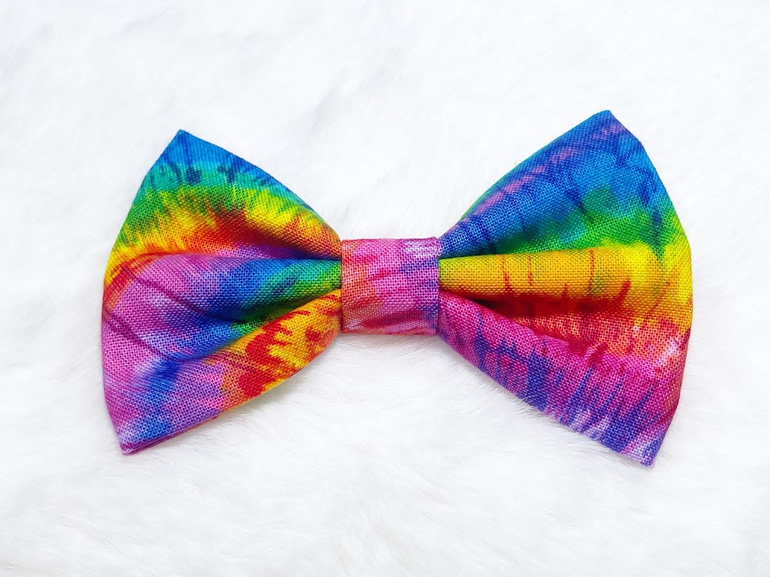 Tie-Dye Pet Bow Tie / Cat Bow Tie/ Dog Bow Tie / Hair Bow