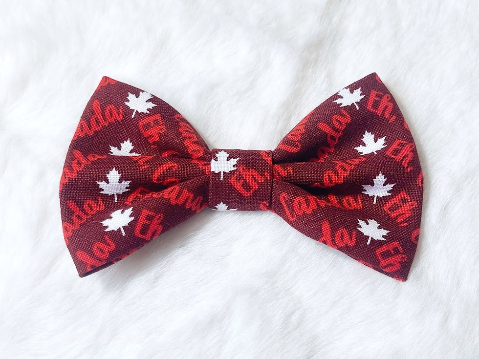 Canada, Eh Pet Bow Tie / Cat Bow Tie/ Dog Bow Tie / Hair Bow