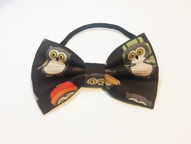 Camping Owl Pet Bow Tie / Cat Bow Tie/ Dog Bow Tie / Hai
