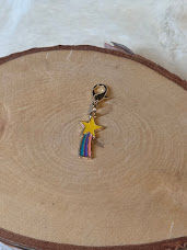 Shooting Star Collar Charm