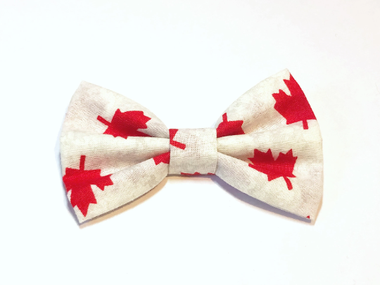 Maple Leafs - Canada Pet Bow Tie / Cat Bow Tie/ Dog Bow Tie / Hair Bow