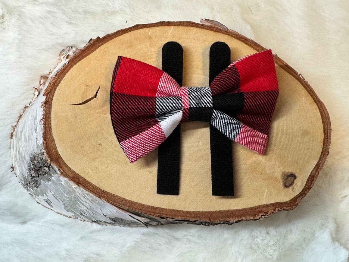 Small Square Plaid Pet Bow Tie/ Cat Bow Tie/ Dog Bow Tie