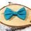 Miniature : Turquoise Solid Pet Bow Tie / Cat Bow Tie/ Dog Bow Tie / Hair Bow