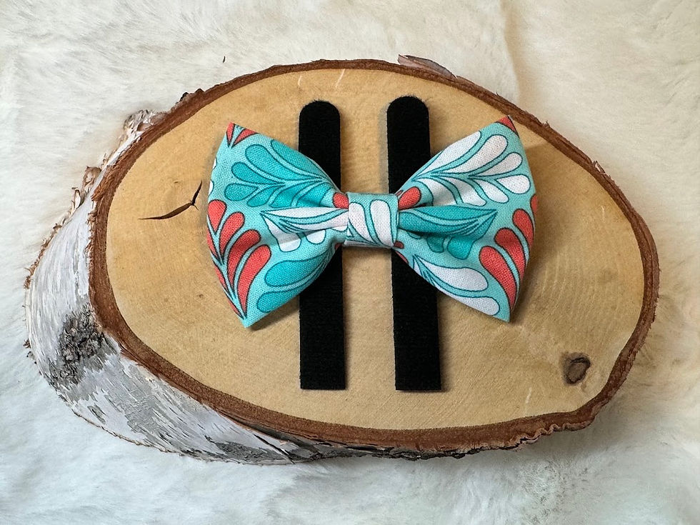 Small Tropical Breeze Pet Bow Tie/ Cat Bow Tie/ Dog Bow Tie