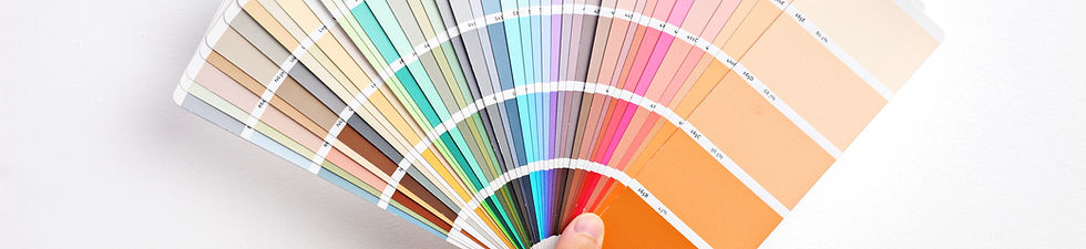 Hand Holding Color Swatches