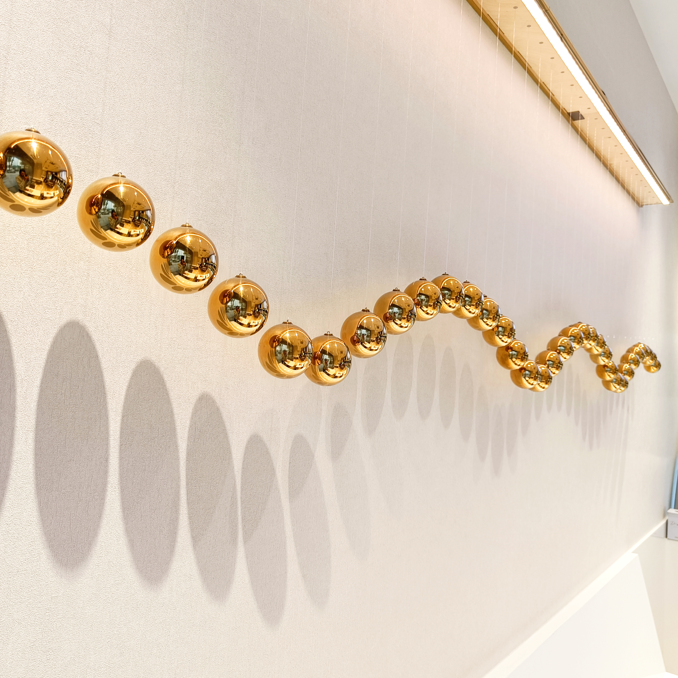 Tranquility - Kinetic Wave Art Sculpture by Delta XYZ India