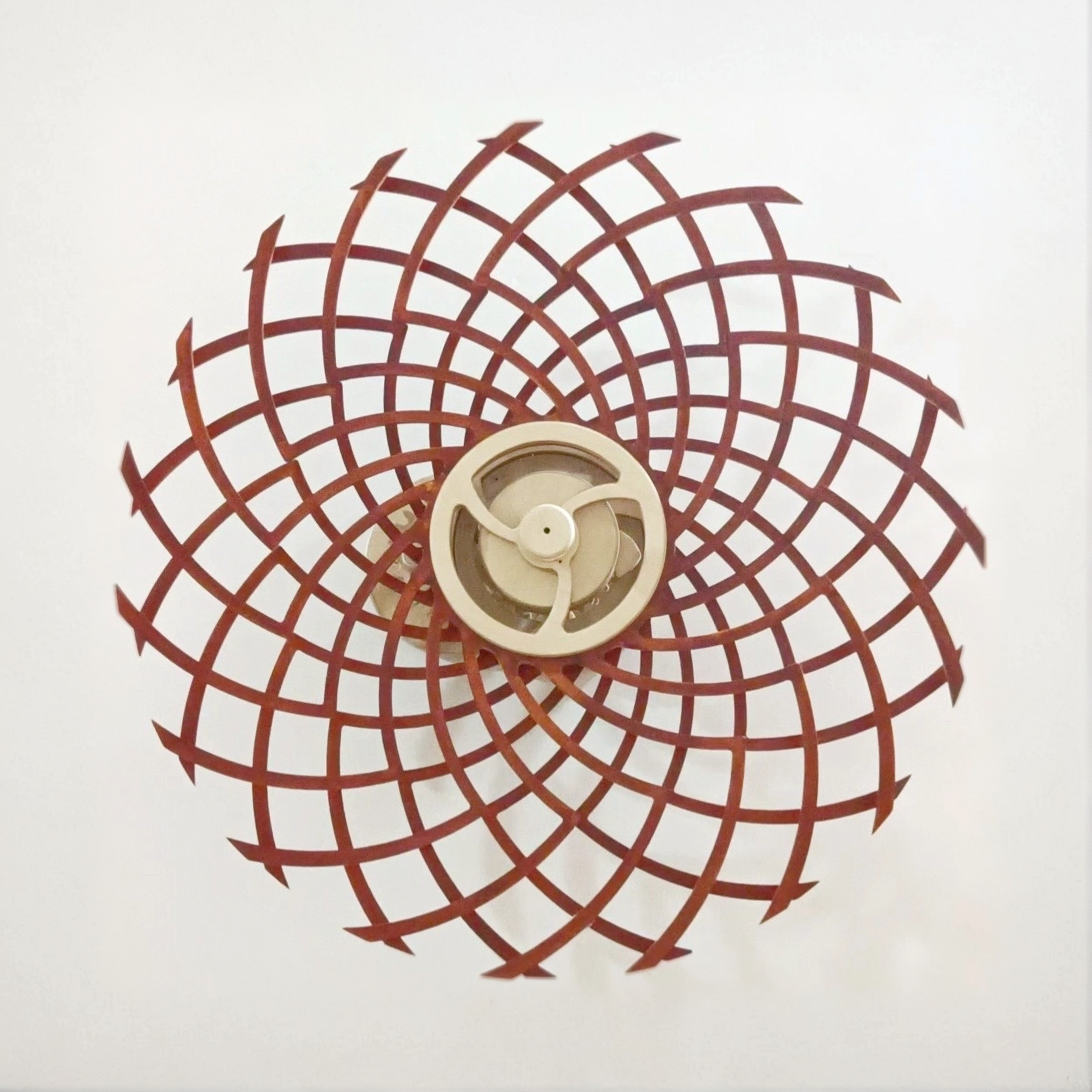 Kinetic art sculpture by Delta XYZ - Radiance - Spring powered Kinetic art sculpture installation India