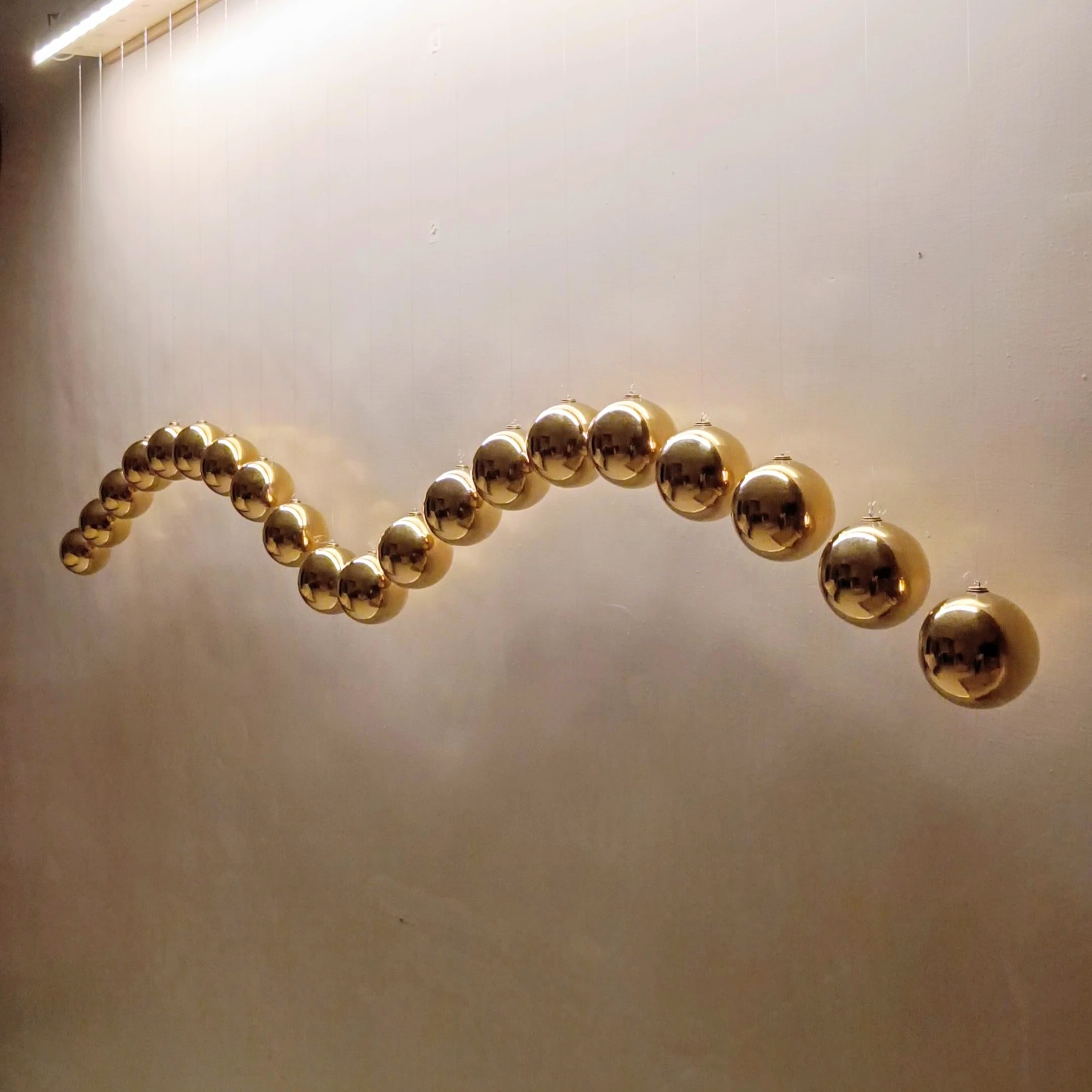 Tranquility - Kinetic wave art sculpture by Delta XYZ India