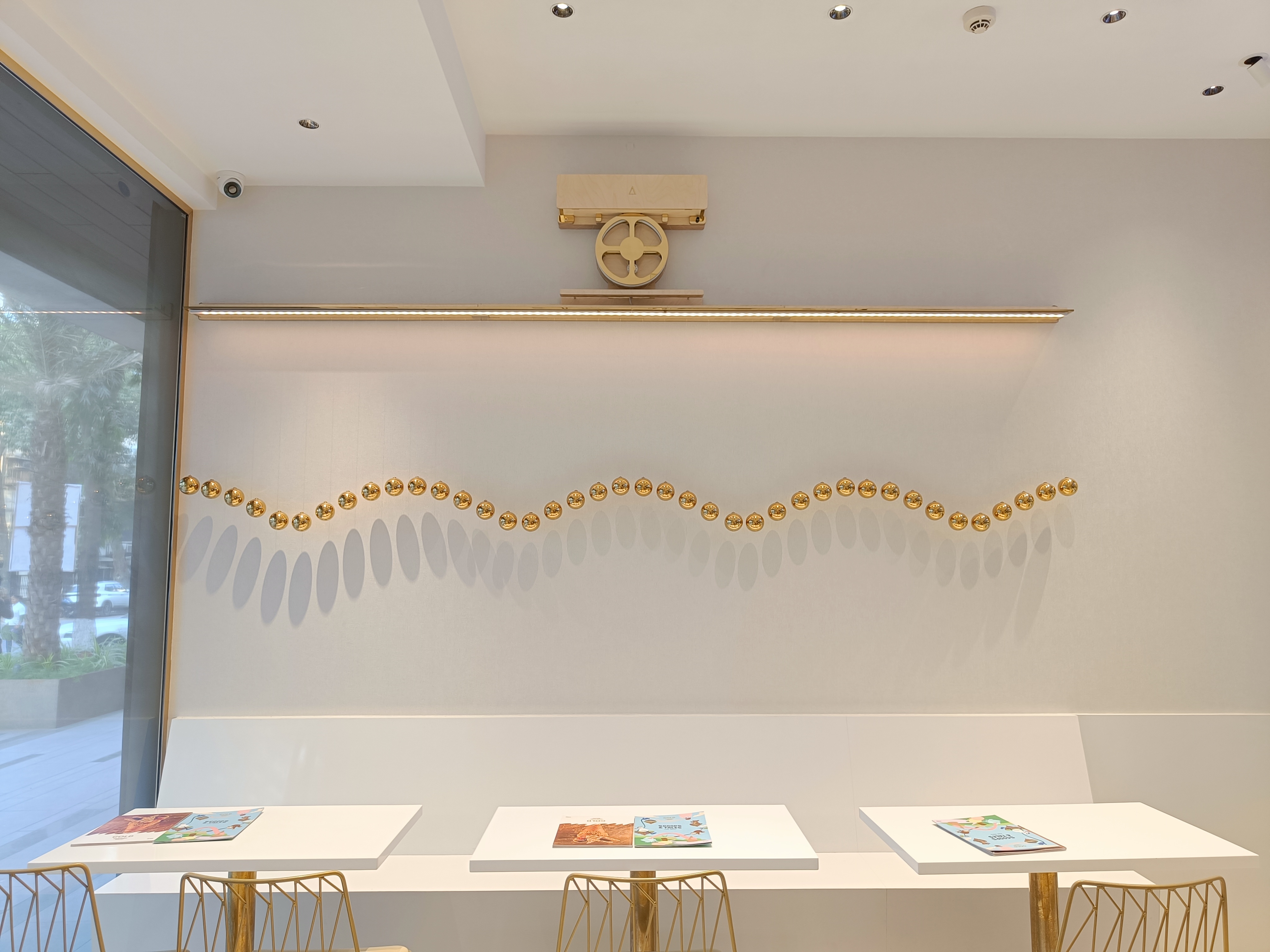 Tranquility - Kinetic wave art sculpture by Delta XYZ India