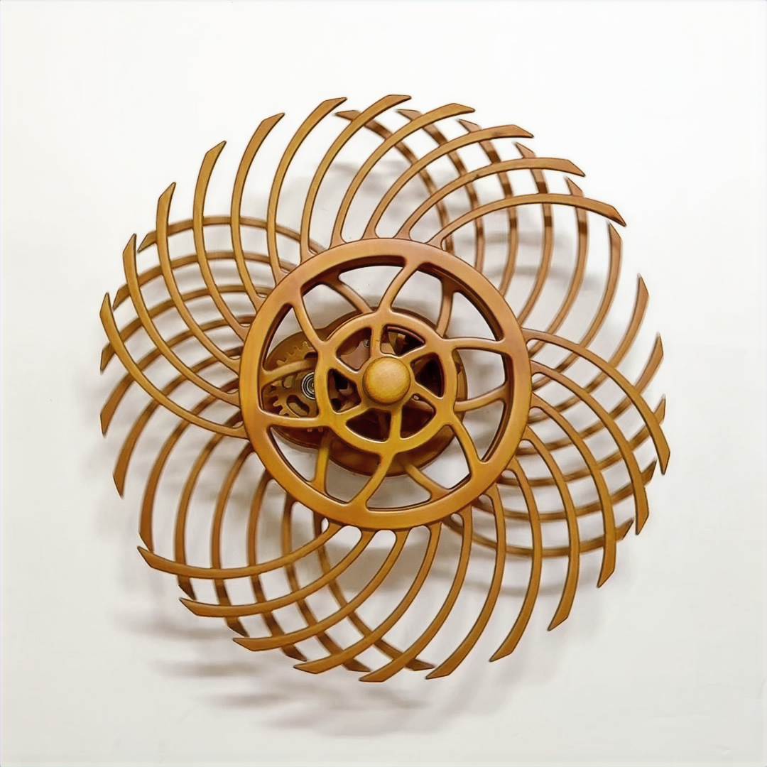 Perihelion - Spring powered Kinetic art sculpture by Delta XYZ - India