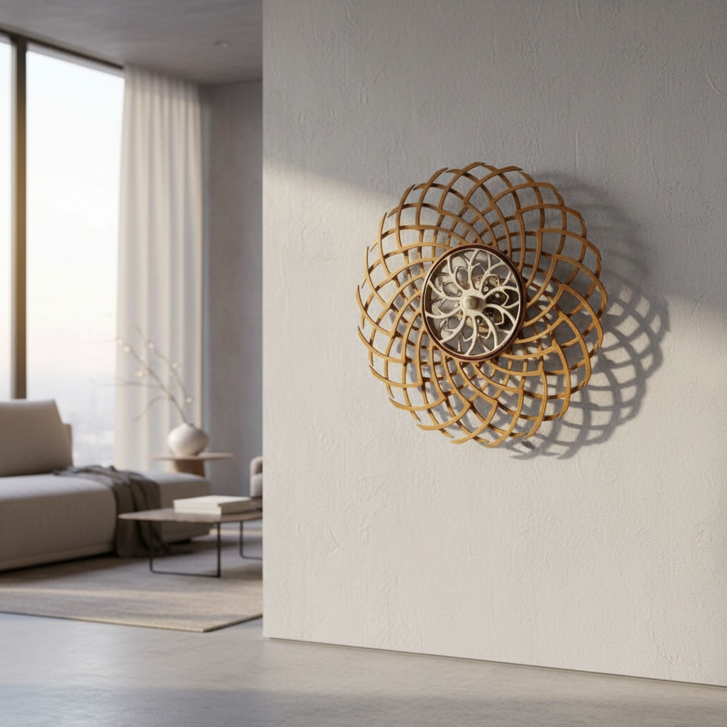 Kinetic art sculpture by Delta XYZ - Graviton - Spring powered Kinetic art sculpture installation India