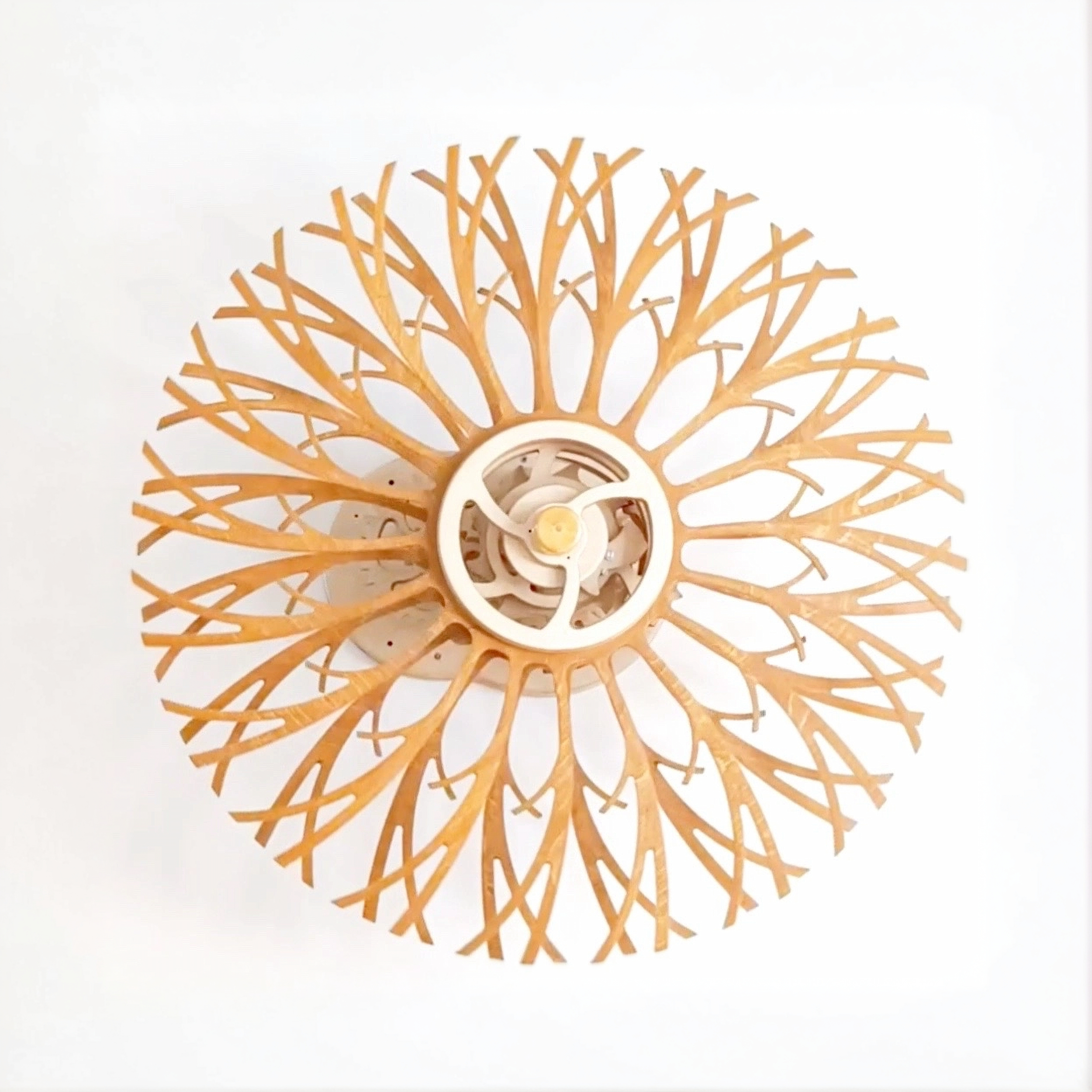 Kinetic art sculpture by Delta XYZ - Dandelion - Spring powered Kinetic art sculpture installation India