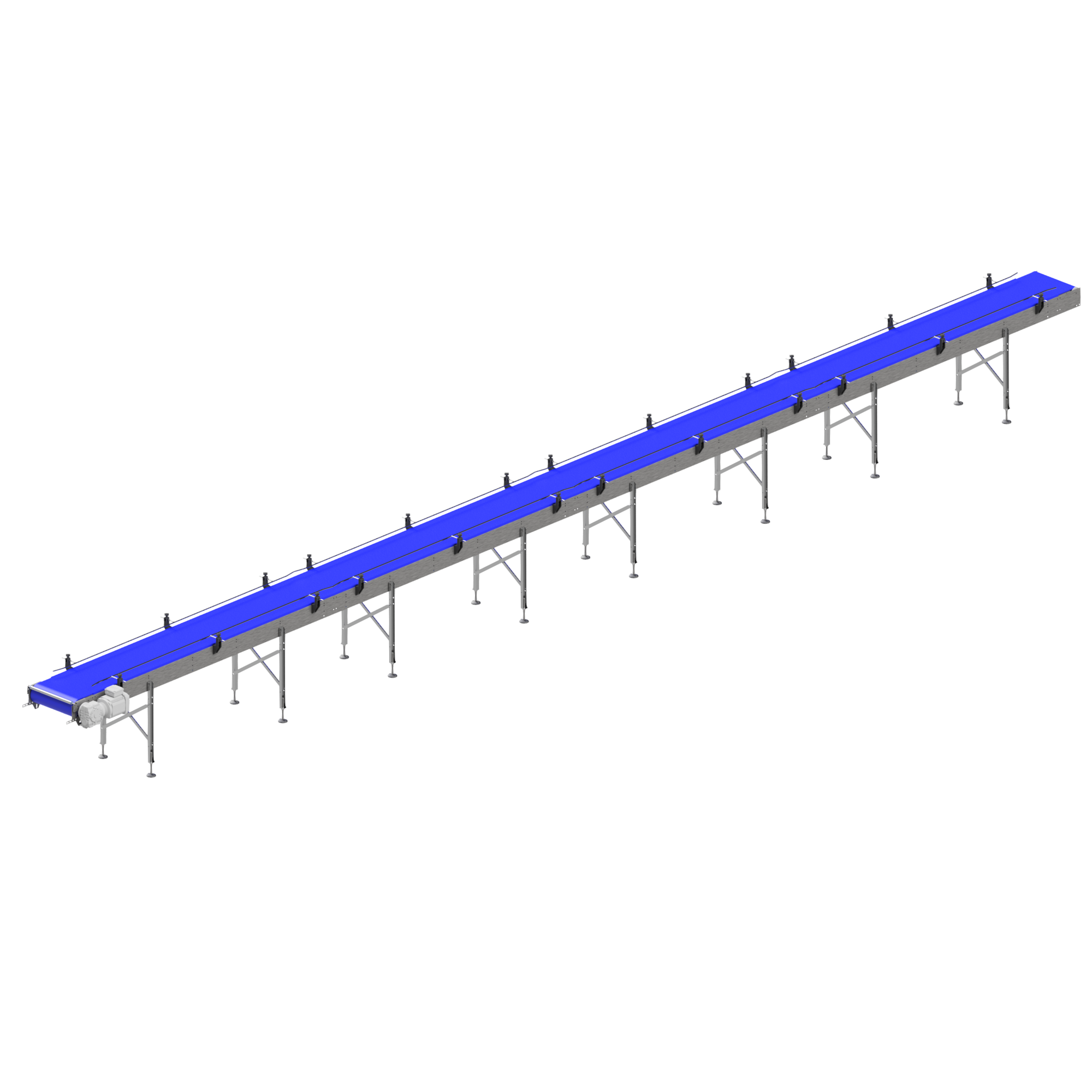 Kunststoffmodul Förderband L=12000