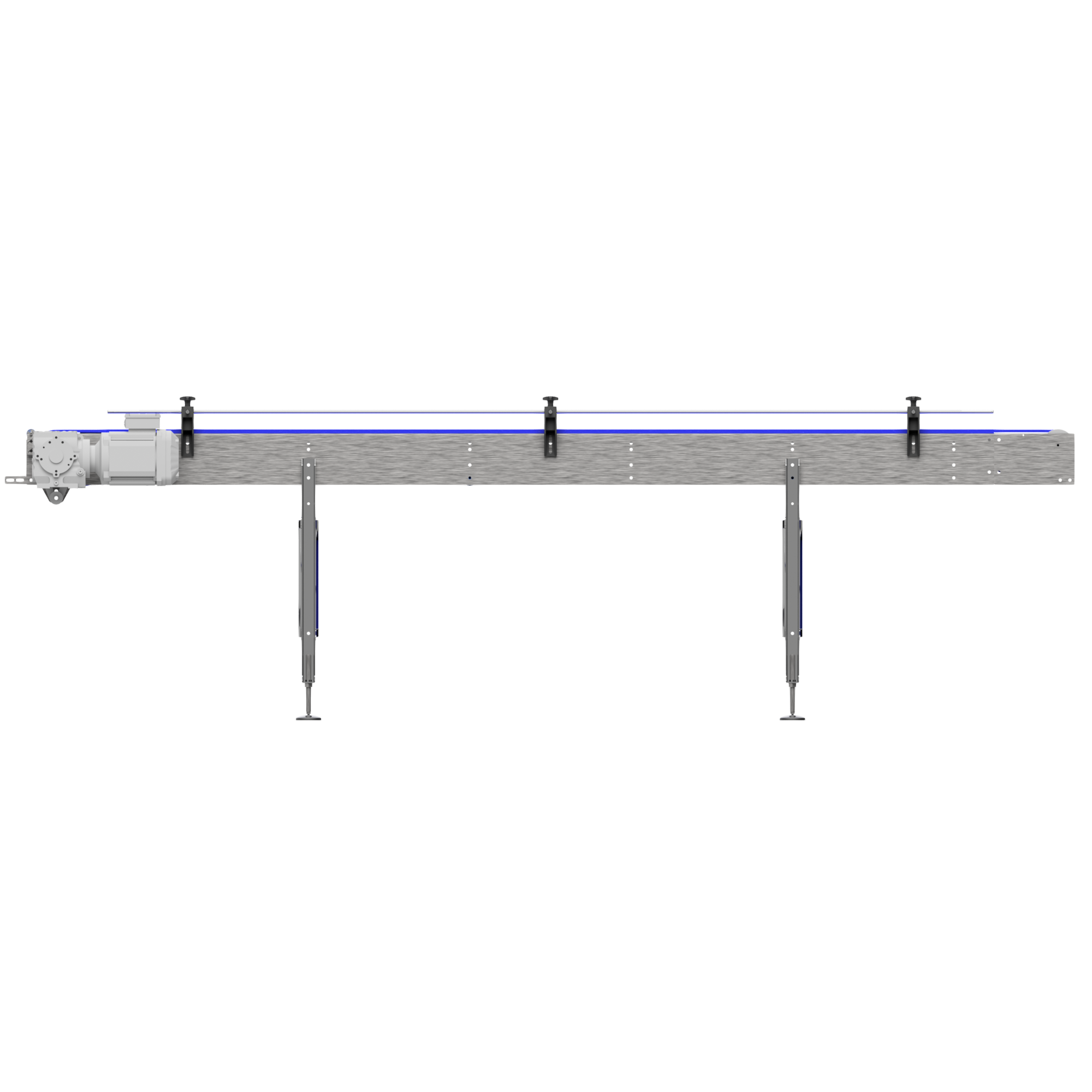 Kunststoffmodul Förderband L=3000