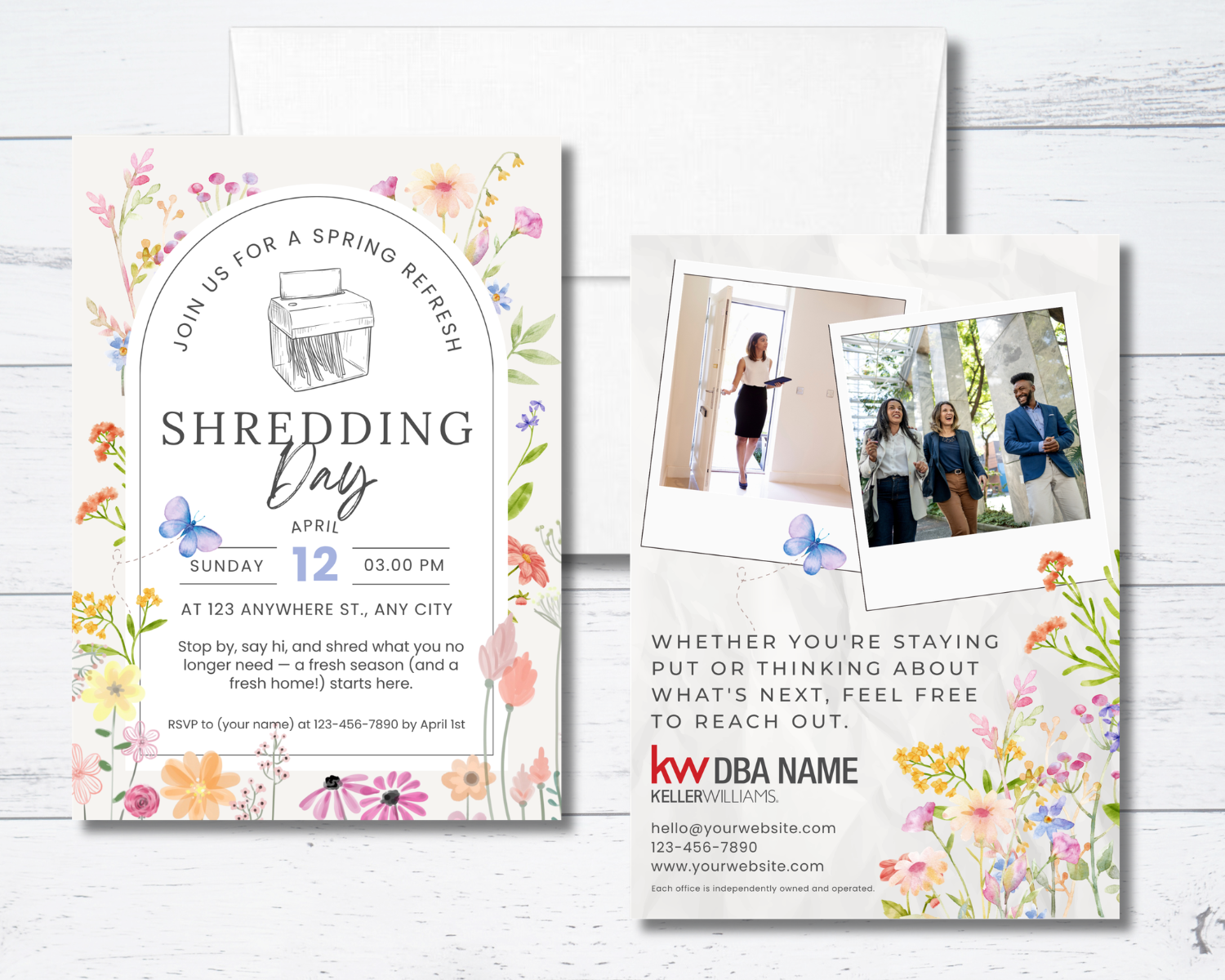 Shredding Day Event Invitation 5"x7"