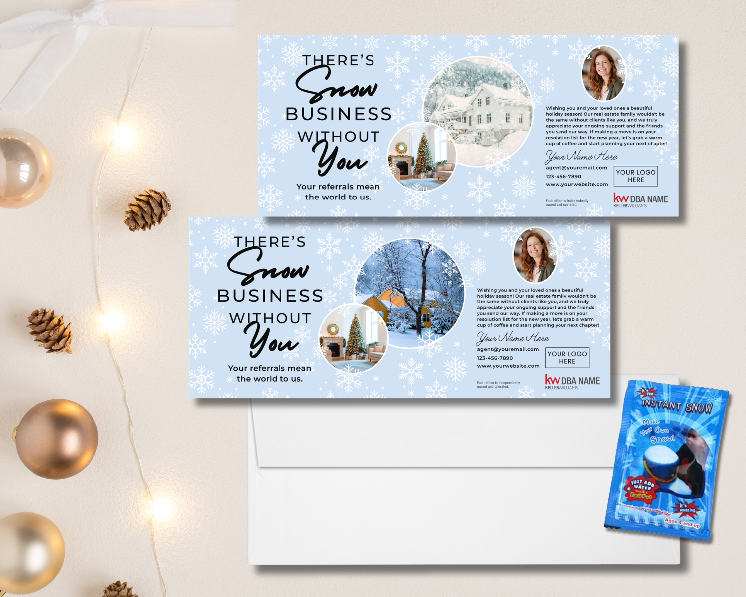 December Keepsake Mailer 4.25"x9"