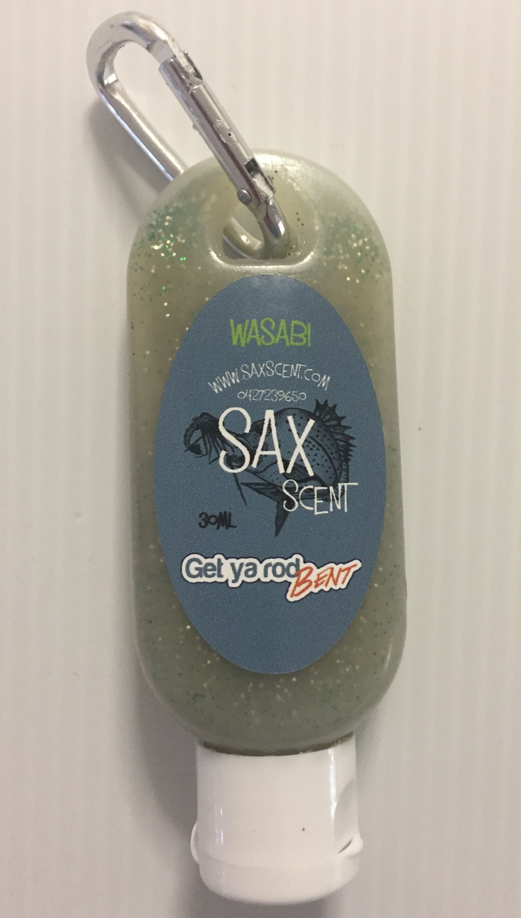 Wasabi 30 ml squeeze tube with Carabiner