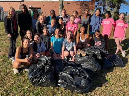 Cheshire Girls' Cross Country Cleans Up For Charity