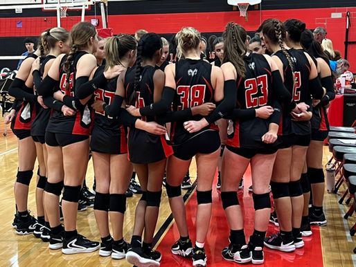 Rams Girls' Volleyball Sweeps Gaelettes In SCC First Round