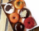 Vegan donuts selection