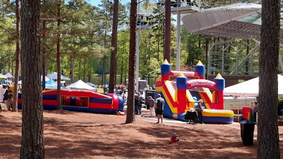 Bounce Houses at Spring Fling