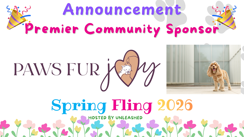 Paws Fur Joy Photography Logo Banner