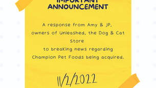 Product News: Champion Petfoods (Orijen & Acana)