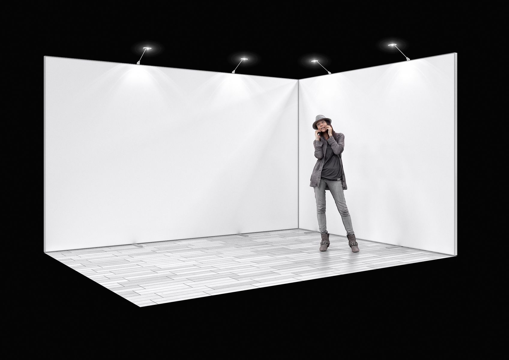 Stand modulaire 2 murs