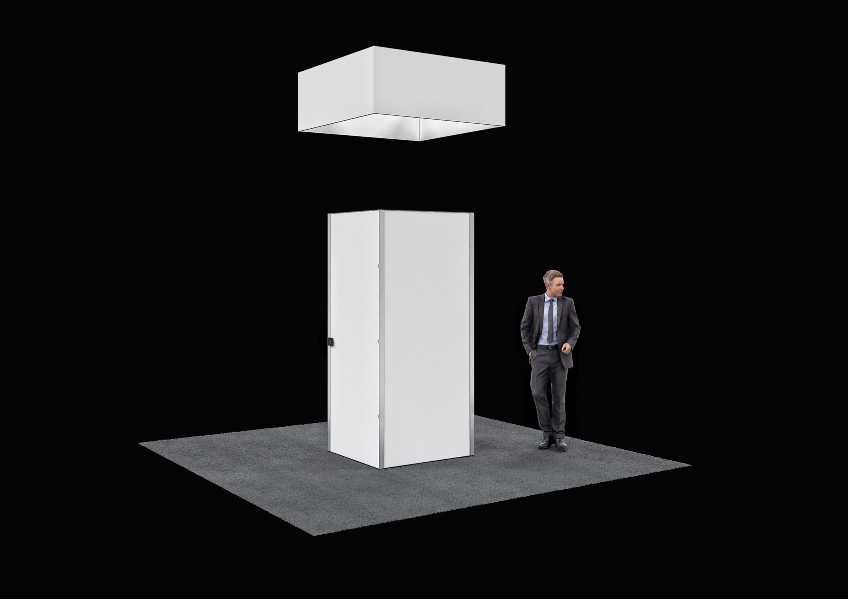 Stand modulaire sans murs