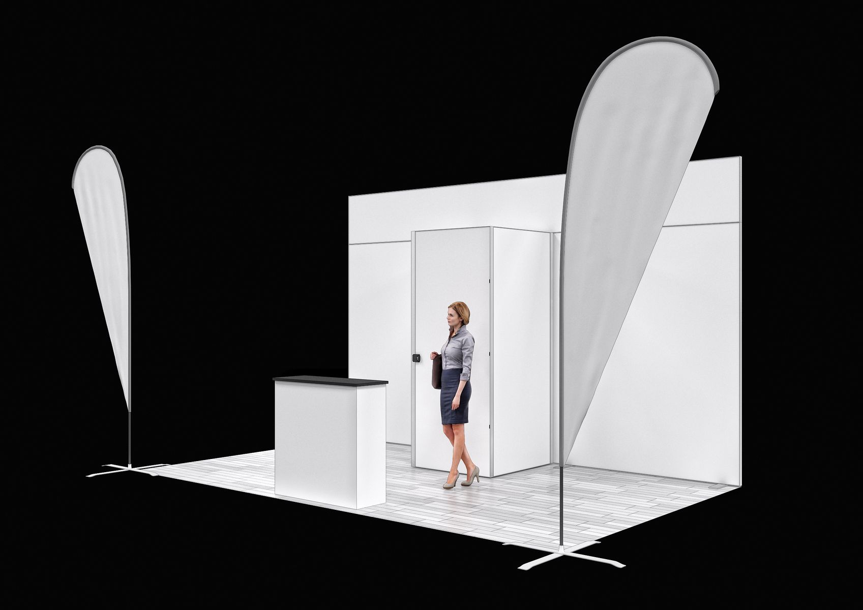 Stand modulaire 1 mur