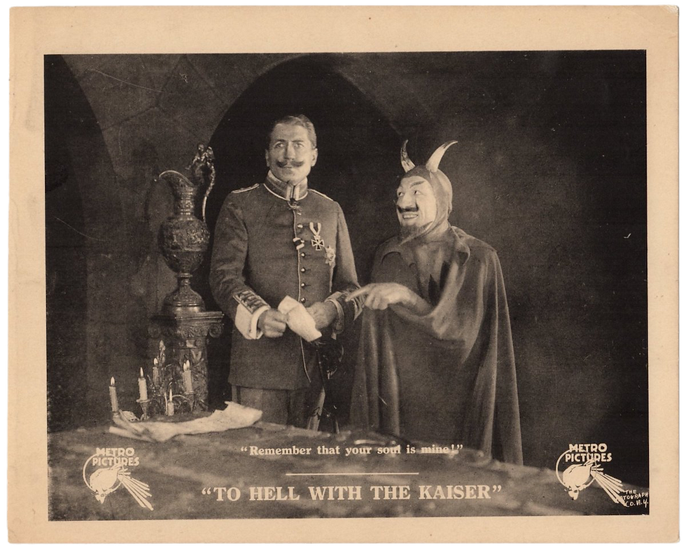 TO HELL WITH THE KAISER! (1918) US 8x10 Lobby Card 01