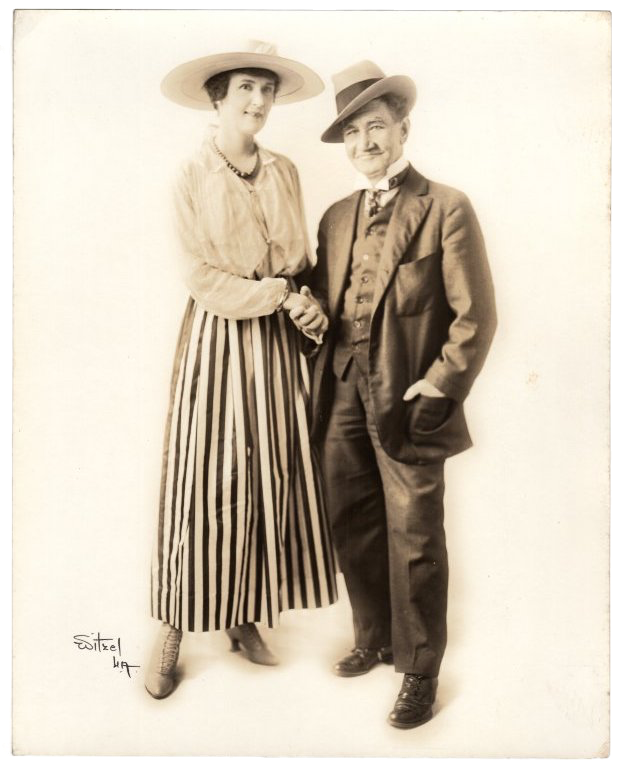 HARRY BOOKER & ALICE DAVENPORT (c.1915) 8x10 Double-Weight Photograph By Witzel