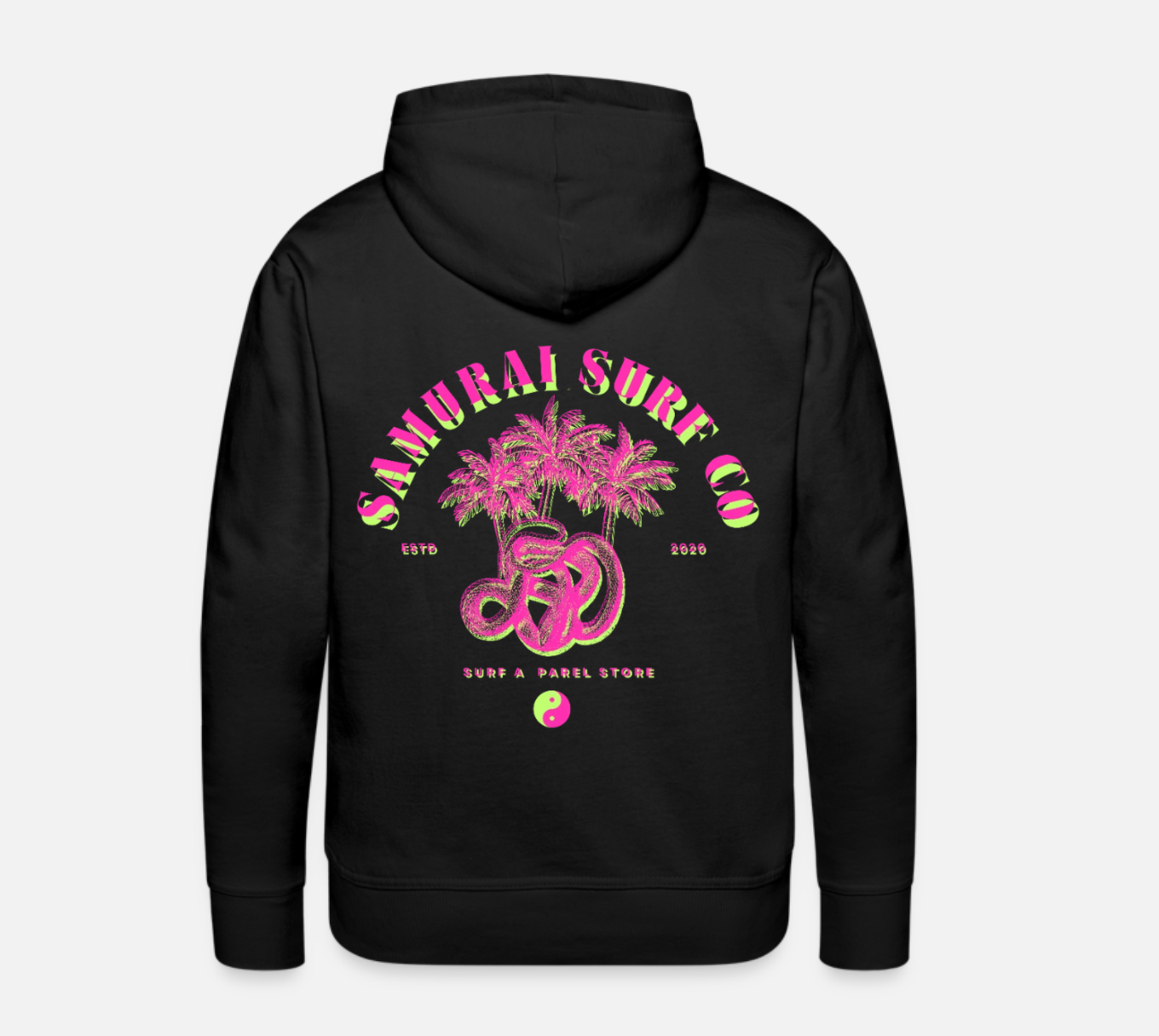 Mens Samurai Surf Safari Hoodie