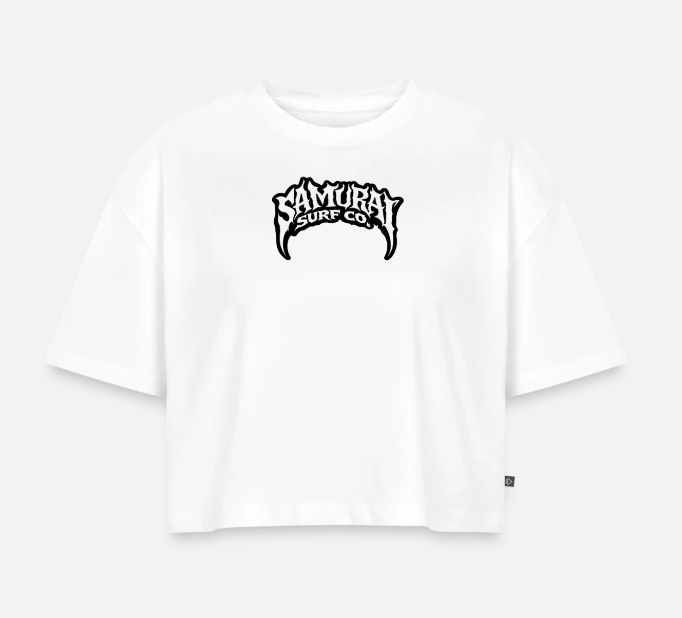 Rip Fang Oversized Cropped Tee