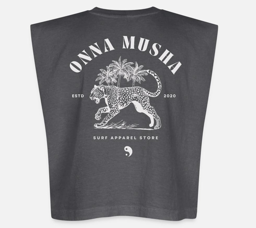 Female Crop Samurai Surf Safari Tank