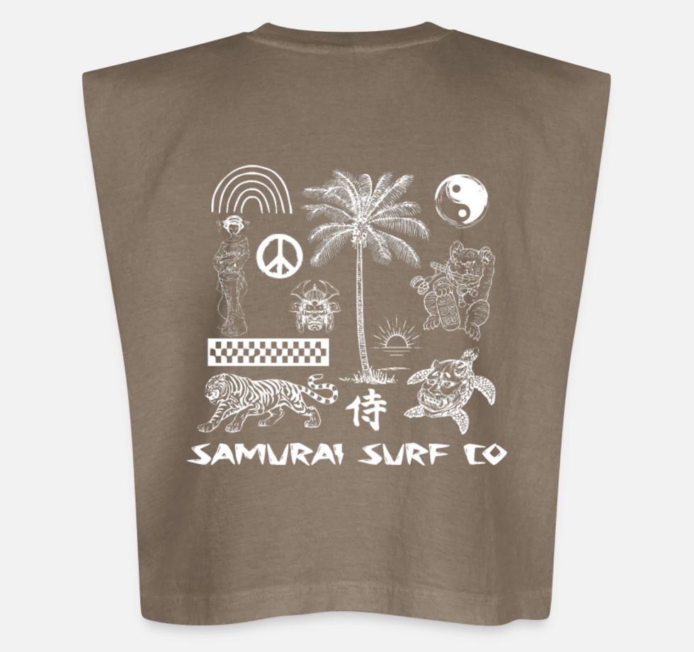 Female Crop Surf Tank