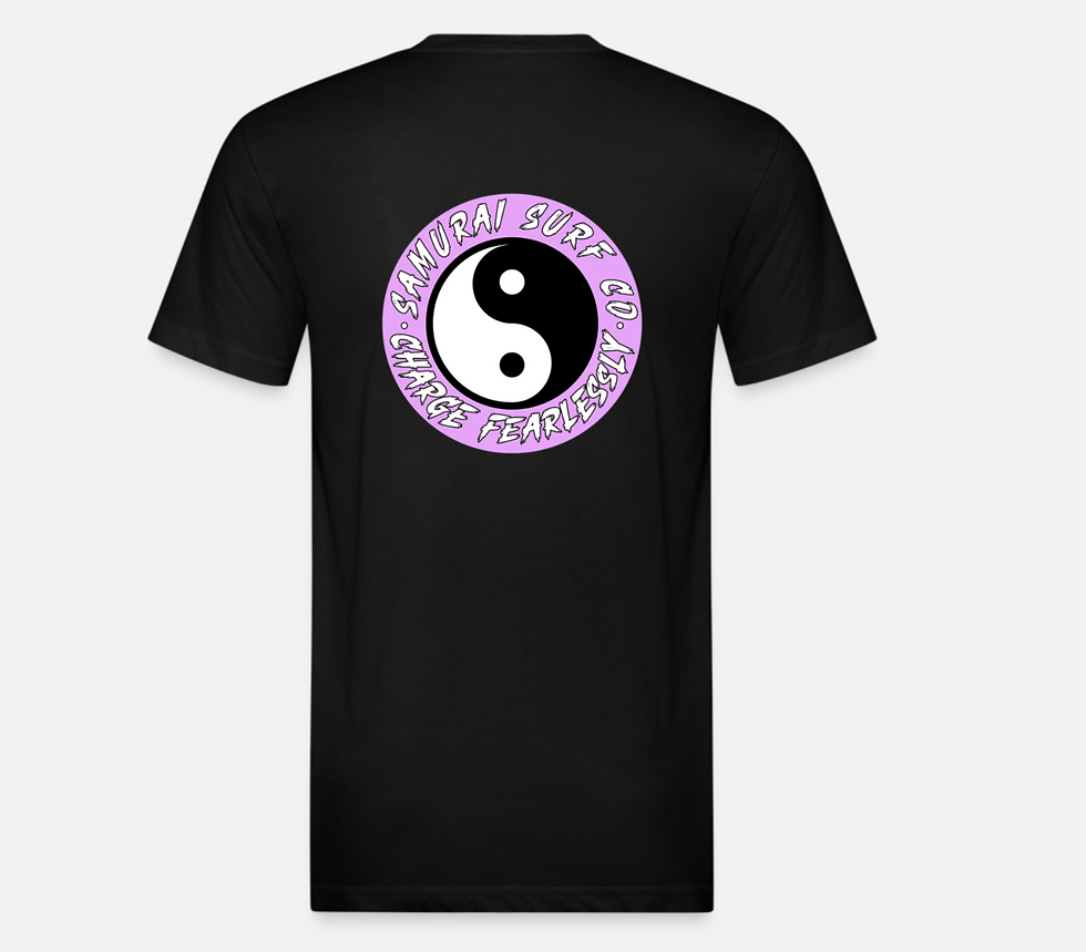 Mens Long Line Surf T