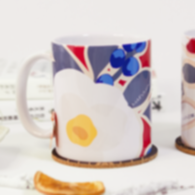 マグカップ　ツバキ