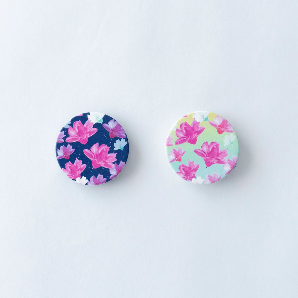 섬네일: 【注文製作/スマホグリップ】モクレンフラワー