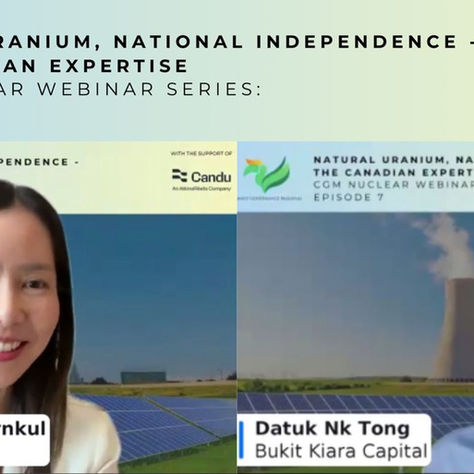Episode 7 of the Nuclear Webinar Series: Natural Uranium, National Independence -The Canadian Expertise