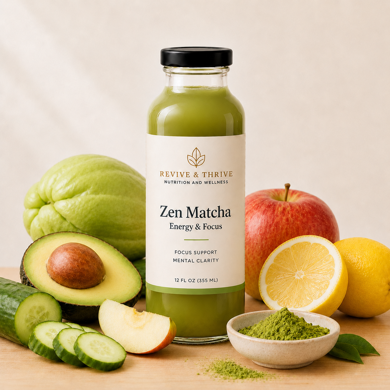 Zen Matcha (Energy & Focus)