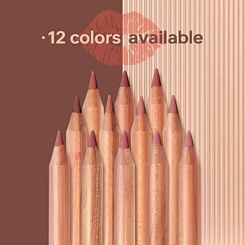 Miniatura: Lápis delineador labial fosco NUDE, duradouro, à prova d'água,
