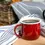Thumbnail: Red enamel mug