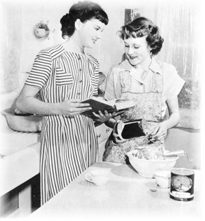 Dressed well to cook.