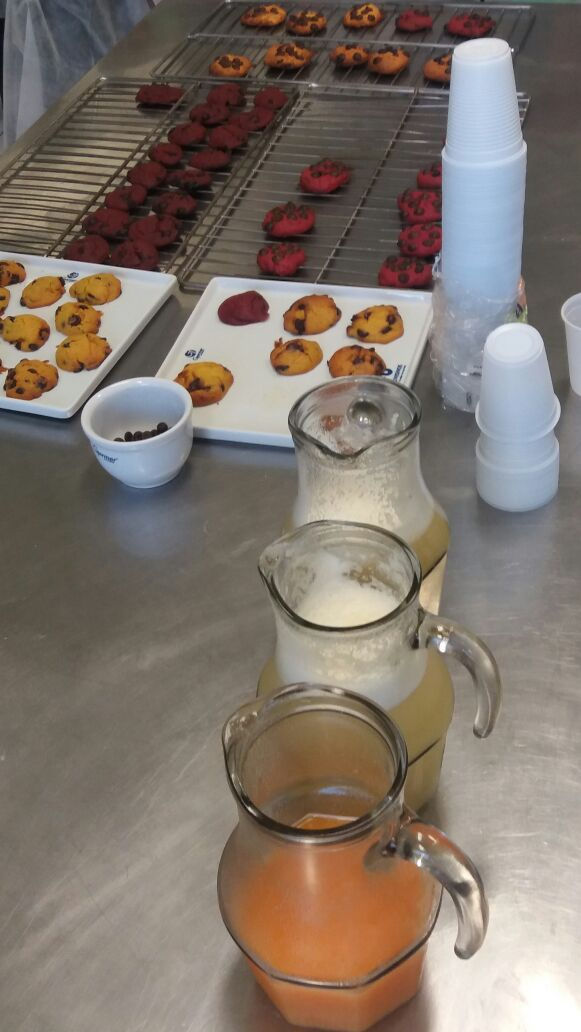 Cookies de beterraba e cenoura