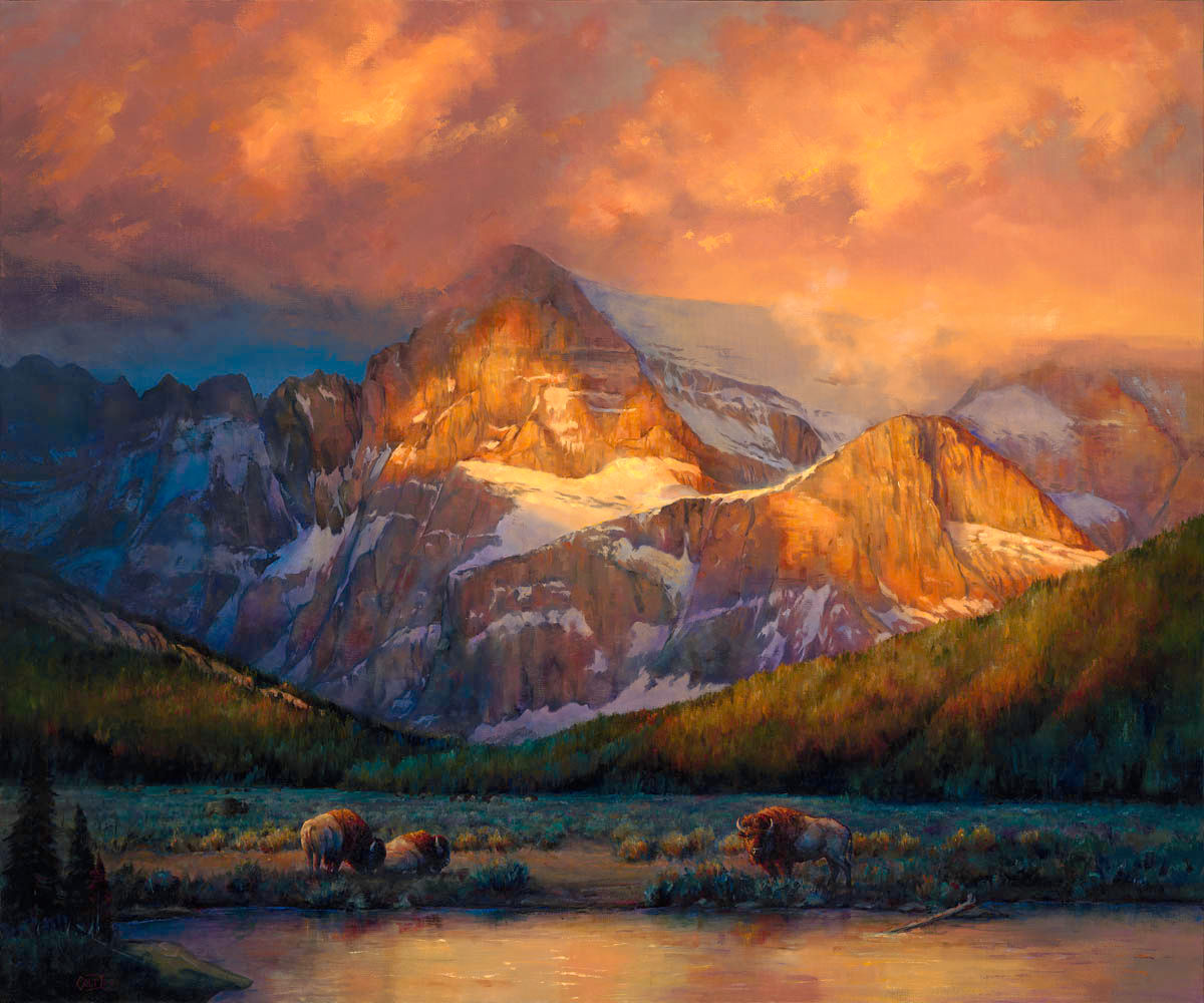 ''Glacier Daybreak''