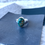 Thumbnail: Kingman Turquoise Signet Ring Size 8