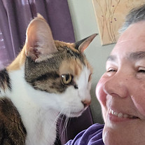 Gia Kitty Loves her pet sitter, Shannon Hendon, 2025