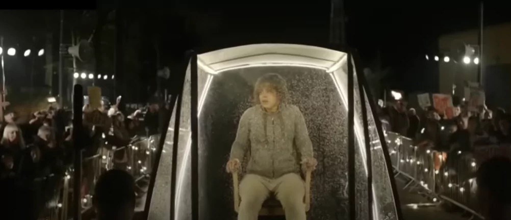 Lenora Crichlow playing a criminal being punished in White Bear