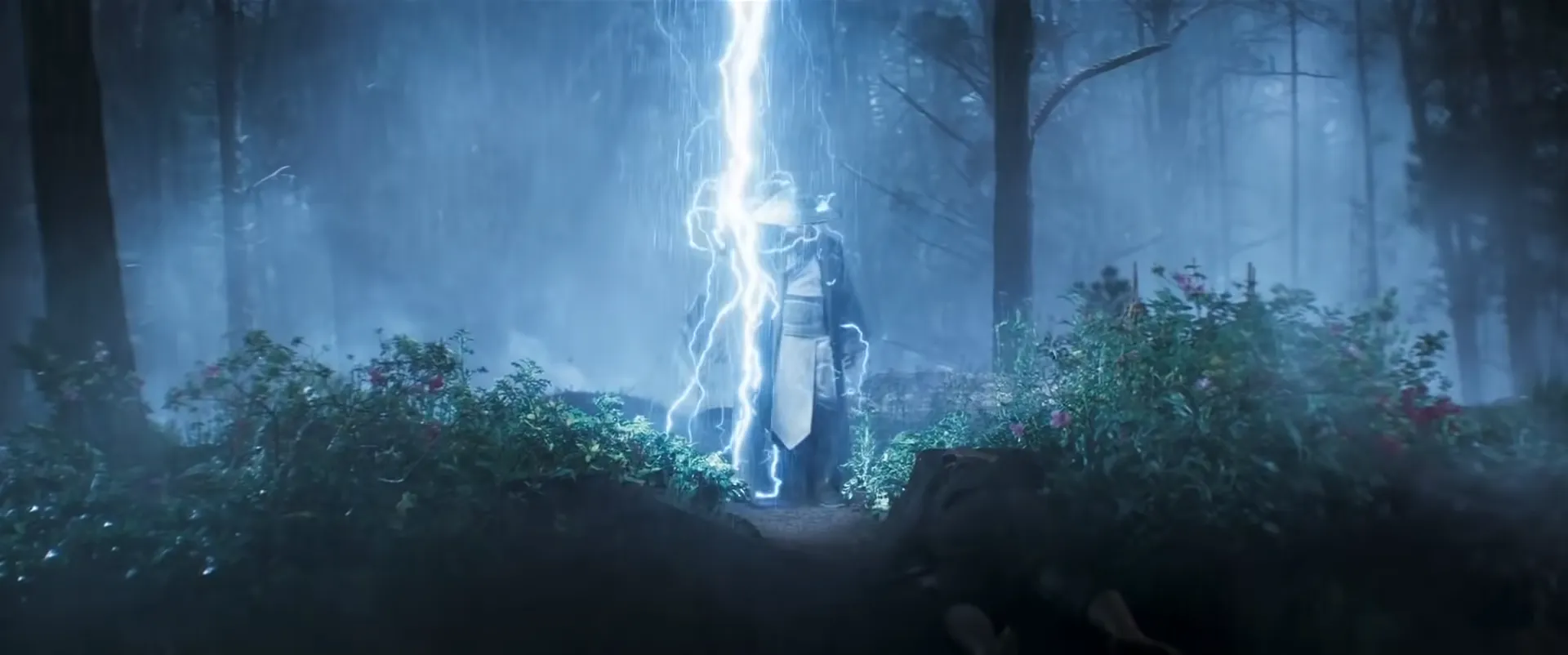 Lorad Raiden using lightning powers